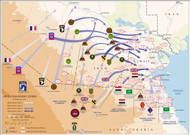 Operation Desert Storm Map