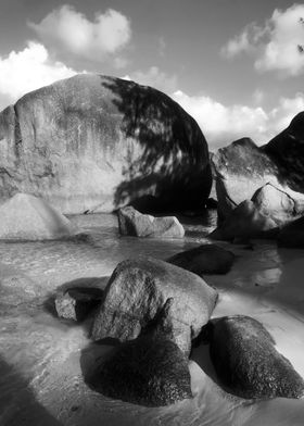 Rocks in Seychelles Island