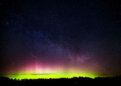 Milky Way Aurora