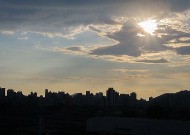 Sunset hour in Santos harb
