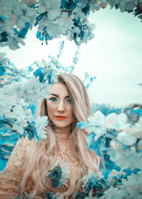 fine art woman portrait   