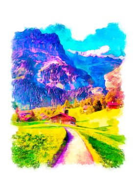Landscape in Switzerland