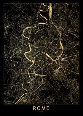 Rome Gold Map