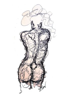 Woman Anatomy Sketch