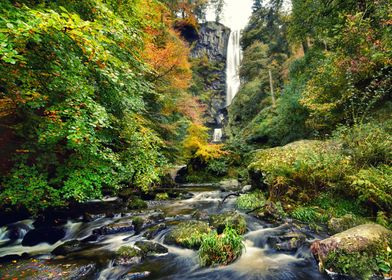 Pistyll Rhaeadr Waterfall