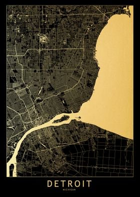Detroit Gold Map