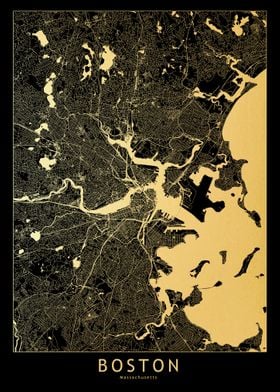Boston Gold Map
