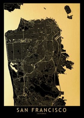 San Francisco Gold Map