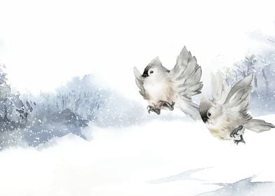 Birds At Winter