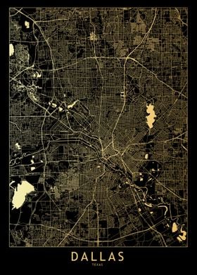 Dallas Gold Map