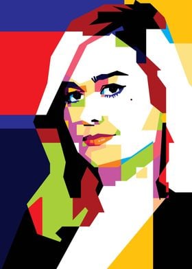 Brie Larson in Pop Art