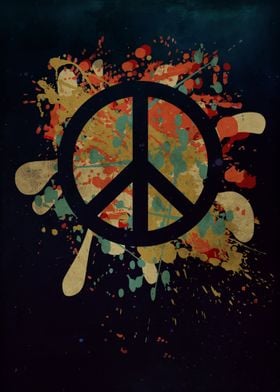 Retro Peace Sign