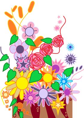 Doodle Flower Box