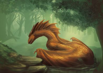 Dragon in the Deep Forest