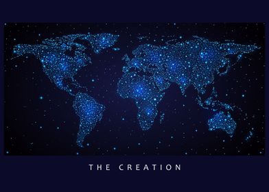 The Creation World Map 