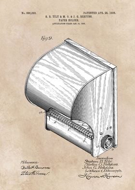 patent Paper holder