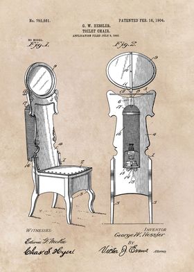 Hessler Toilet chair