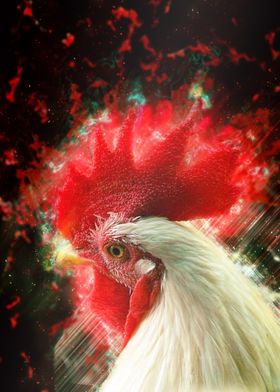 Rooster Galaxy Style