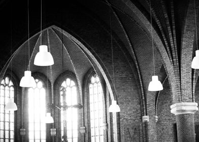 Lamps in a church