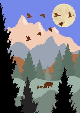 Bears in the Mountains