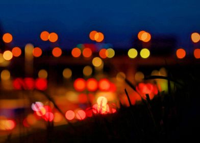 Highway bokeh