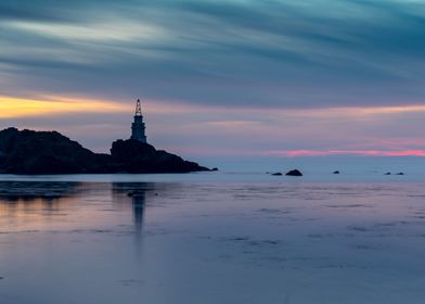 Lighthouse at sunrise