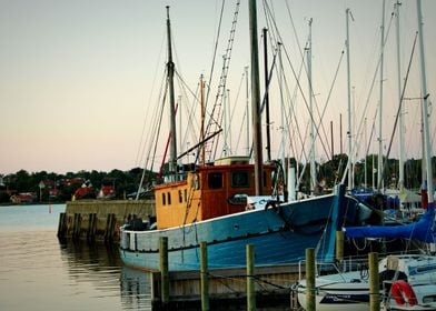 Boat in harbour