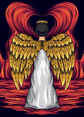 Angel of Love Illustration