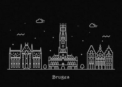 Bruges Skyline