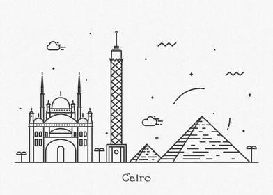 Cairo City Skyline