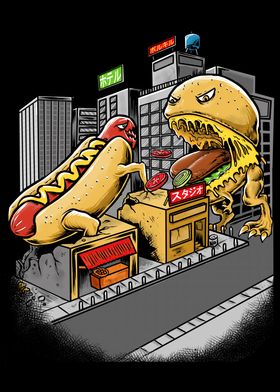 hotdog vs hambuger