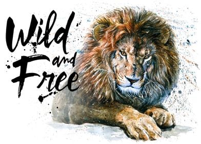 Lion Wild and free King