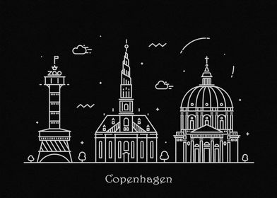 Copenhagen Skyline