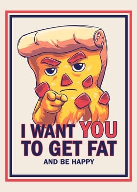 Uncle Sam Pizza I Want You