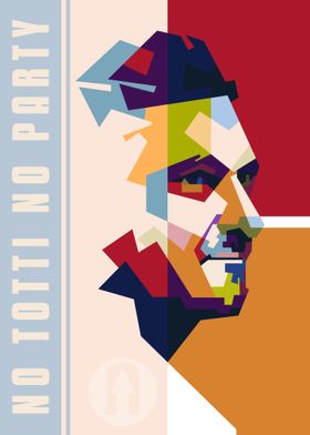 Francesco Totti in Pop Art