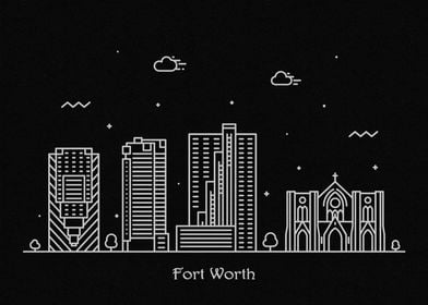 Fort Worth Skyline