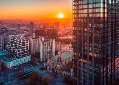 Warsaw sunrise