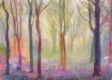 Colorful Woods Painting