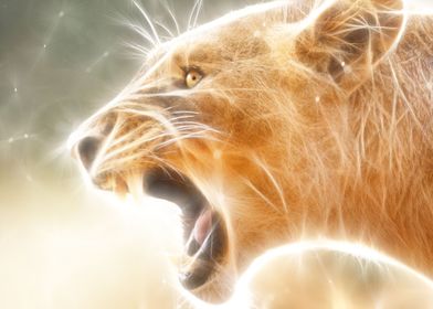 Beauty Roar of Lion