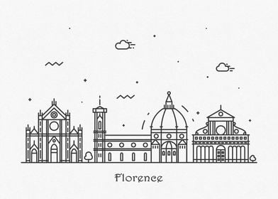 Florence City Skyline