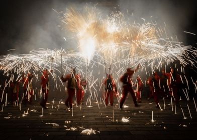 Correfocs in Catalonia