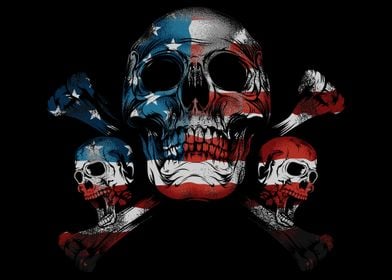 USA Skull