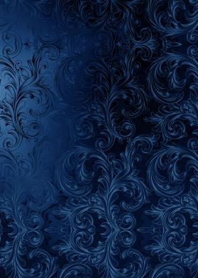 Blue Velvet Swirls