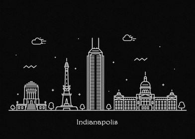 Indianapolis Skyline