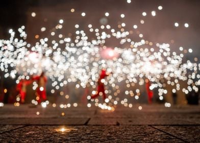 Correfocs in Catalonia