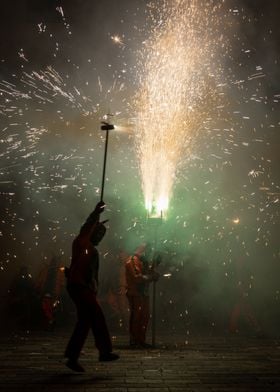 Correfocs in Catalonia