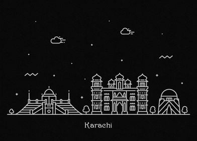 Karachi Skyline