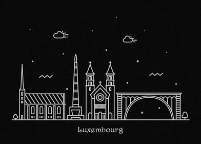 Luxembourg Skyline