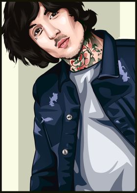 Oliver Sykes Art Cartoon