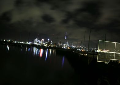 Night View Of Auckland CBD